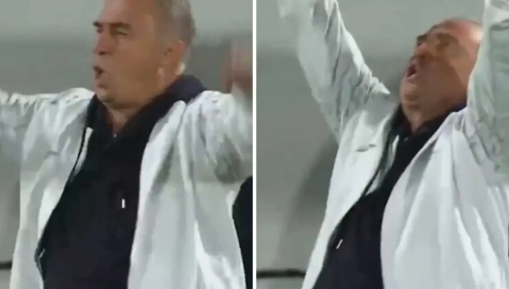 Ağzından çıkan kelimeye dikkat: Herkes Fatih Terim’in gol sevincini konuşuyor