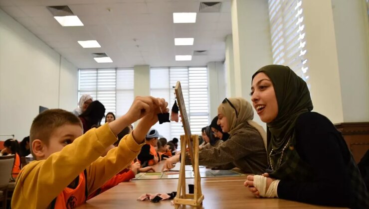 BŞEÜ Öğrencileri Eğitsel Materyalleri Anaokulu Öğrencileriyle Paylaştı